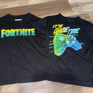 Fortnite Black Kids T-Shirt